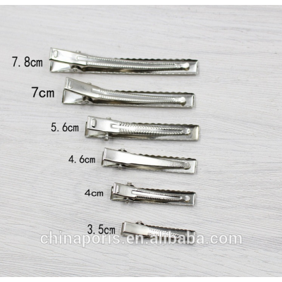 factory sale!! competitive price 3CM 4CM 5CM 6CM 7CM 8CM metal DUCK hair clip /French hair clip with good quality